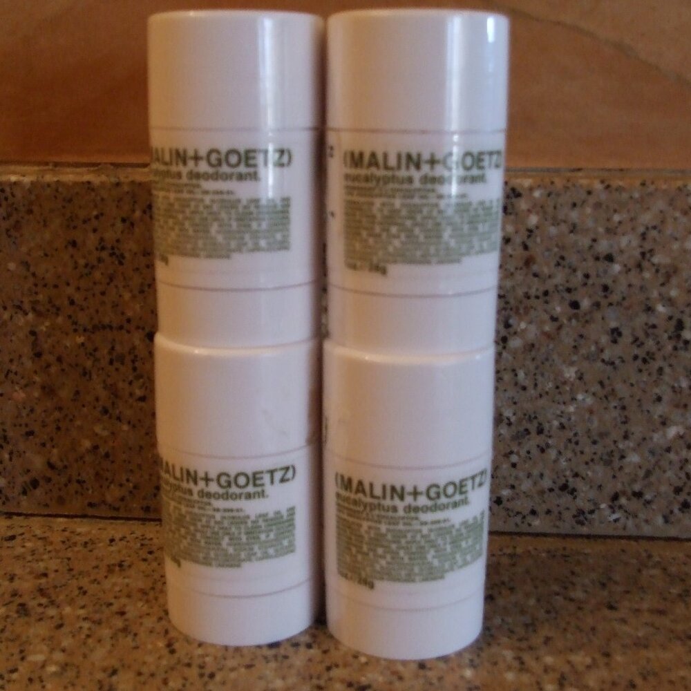 Malin + Goetz 4 Mini Eucalyptus Deodorants! NEW